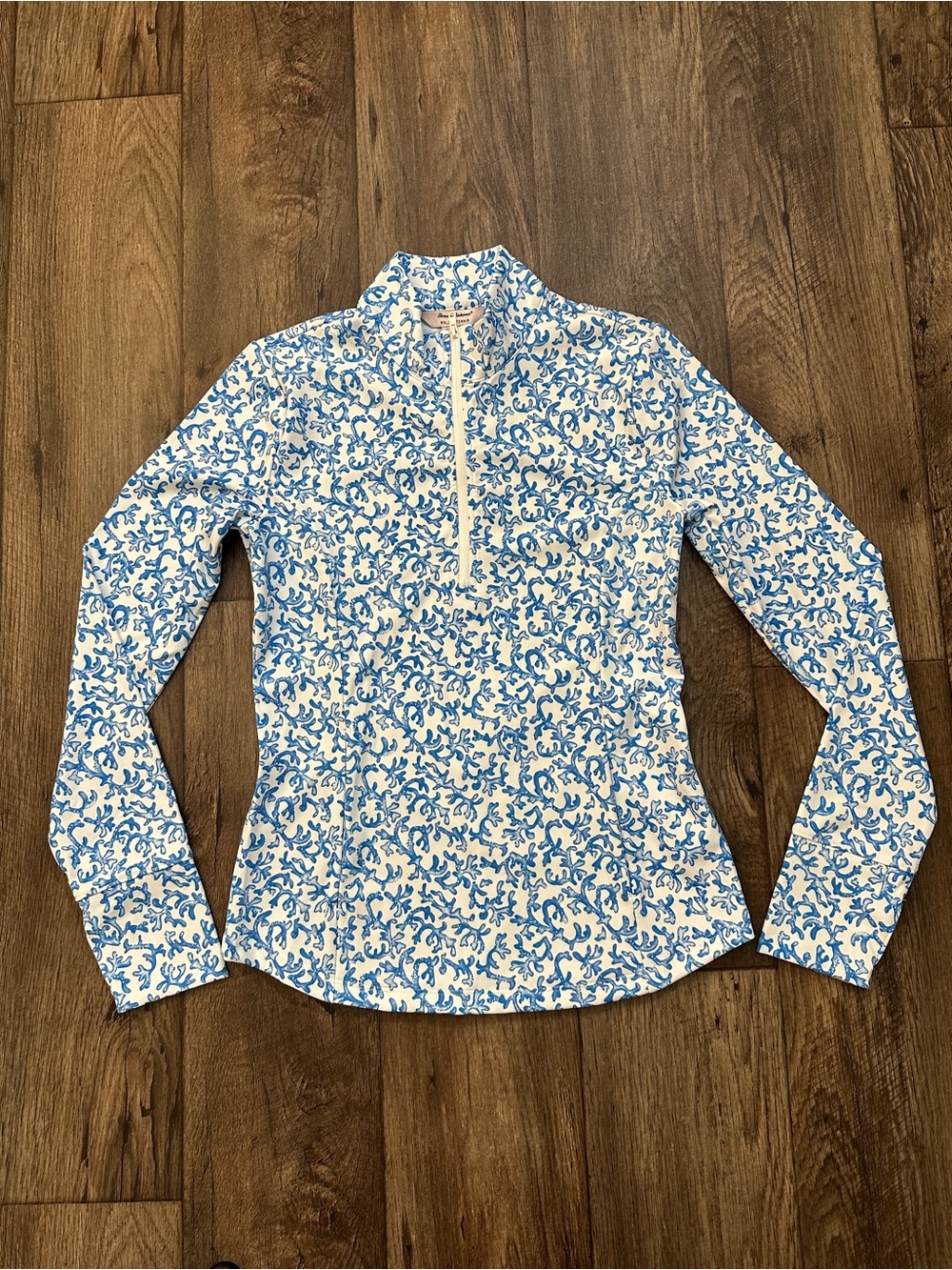 Tommy Bahama Golf & Tennis 1/4 Zip UPF50 Jacket Pullover Women’s Size S Blue